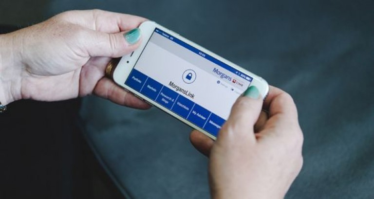 Morgans stockbroking app